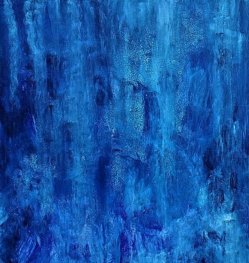 Abstraktes Öl-Gemälde 70/80 cm. Armin Hille