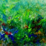 Grün: Öl-Gemälde 80/100 cm, Armin Hille.