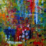 Öl-Gemälde, 70/80 cm. Armin Hille.