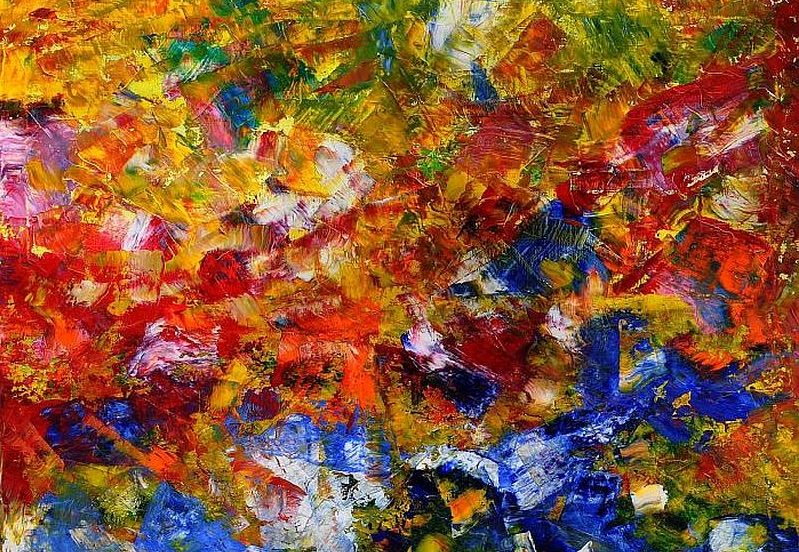 Abstraktes Gemälde Armin Hille